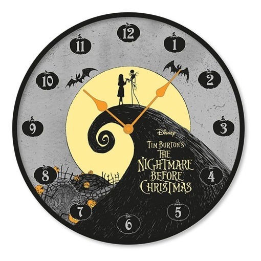 Pesadilla antes de Navidad Reloj de Pared Jack & Sally