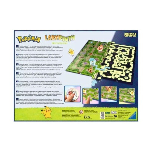 Pokémon Juego de Mesa Labyrinth Glow in the Dark