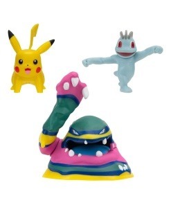Pokémon Pack de 3 Figuras Battle Figure Set Machop