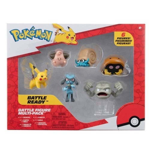 Pokémon Pack de 6 Figuras Battle Figure Set #7