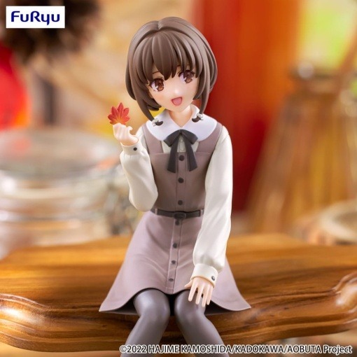 Rascal Does Not Dream Estatua PVC Noodle Stopper Kaede Azusagawa Autumn Outfit Ver. 14 cm