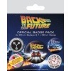 Regreso al Futuro Pack 5 Chapas DeLorean