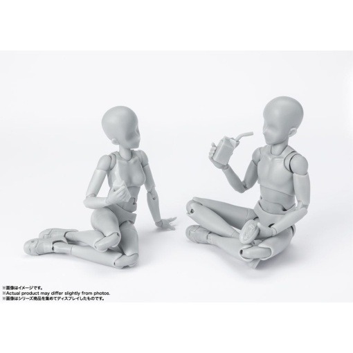 S.H. Figuarts Figura Body-Kun School Life Edition DX Set (Gray Color Ver.) 13 cm