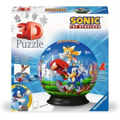 Sonic - The Hedgehog Puzzle 3D Characters Puzzle Ball (72 piezas)