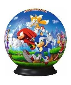 Sonic - The Hedgehog Puzzle 3D Characters Puzzle Ball (72 piezas)