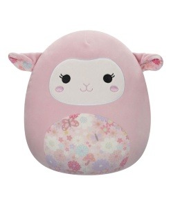 Squishmallows Peluche Pink Lamb with Floral Ears and Belly Lala 30 cm