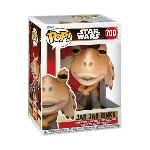 Star Wars: Episodio I - La amenaza fantasma Anniversary POP! Vinyl Figura Jar Jar Binks w/ Booma Balls 9 cm