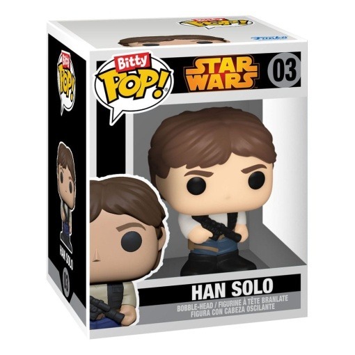 Star Wars Pack de 4 Figuras Bitty POP! Vinyl Han Solo 2