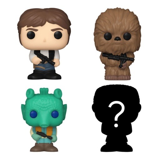 Star Wars Pack de 4 Figuras Bitty POP! Vinyl Han Solo 2