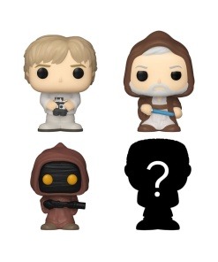 Star Wars Pack de 4 Figuras Bitty POP! Vinyl Luke 2