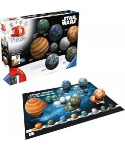 Star Wars Puzzle 3D Planetas de la Galaxia de Star Wars (531 piezas)