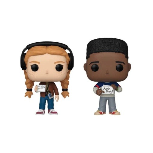 Stranger Things Pack de 2 POP! Animation Vinyl Figuras Max & Lucas 9 cm