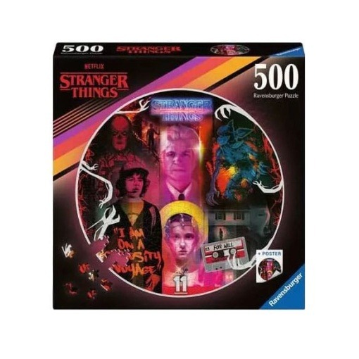 Stranger Things Puzzle redondo Friends Don't Lie (500 piezas)