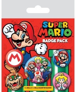 Super Mario Pack 5 Chapas