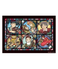 Susurros del corazón Otedama Puzzle Stained Glass Characters Gallery (208 piezas)