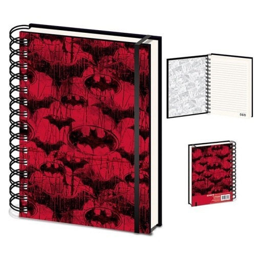 The Batman Libreta A5 Wiro Red