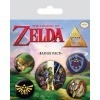 The Legend of Zelda Pack 5 Chapas Link