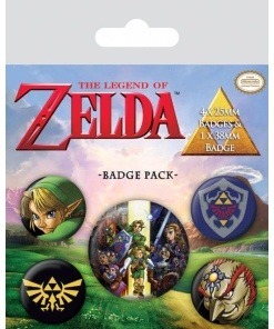 The Legend of Zelda Pack 5 Chapas Link
