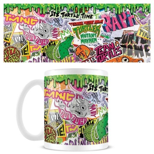 Tortugas Ninja Taza Mutant Mayhem Graffiti