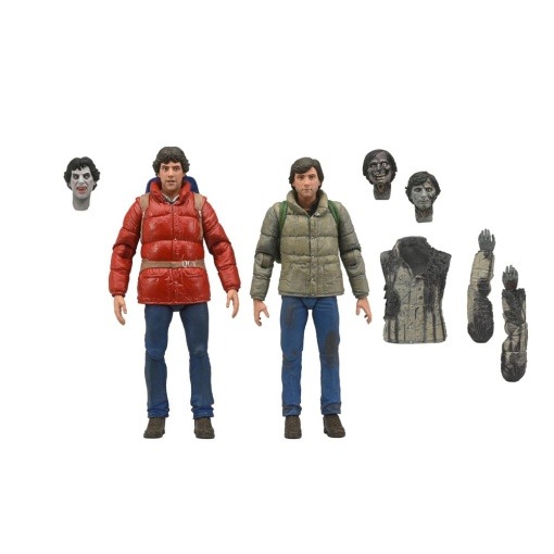 Un Hombre Lobo Aamericano en Londres 2 pack Figuras Jack and David 18 cm