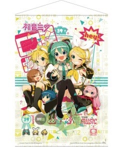 Vocaloid Póster Tela Hey! Piapro Characters 50 x 70 cm