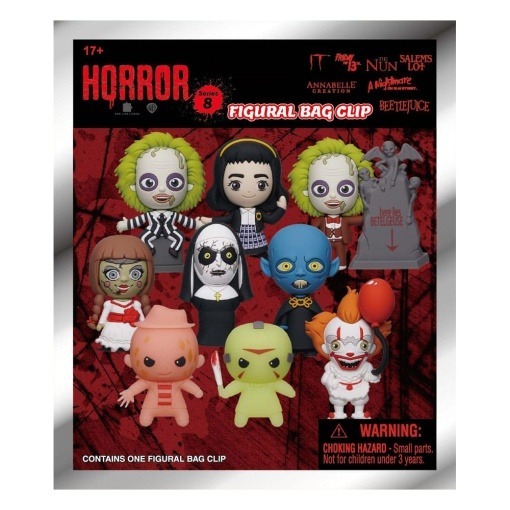 Warner Brothers Colgantes PVC Horror Series 8 Expositor (24)