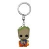 Yo soy Groot Llaveros Pocket POP! Vinyl Groot w/ Cheese Puffs 4 cm Expositor (12)