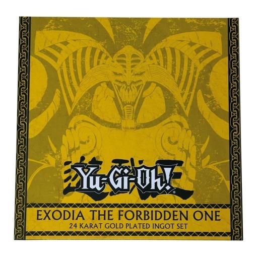 Yu-Gi-Oh! Lingotes Exodia the Forbidden One Limited Edition (bañado en oro)