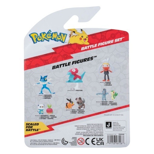 Pokémon Pack de 3 Figuras Battle Figure Set Pikachu #2