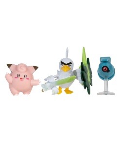 Pokémon Pack de 3 Figuras Battle Figure Set Clefairy