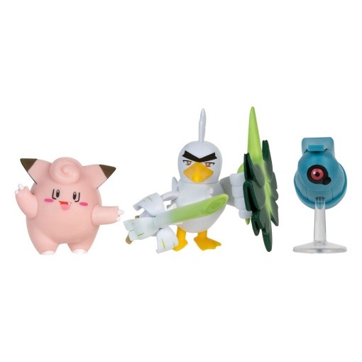 Pokémon Pack de 3 Figuras Battle Figure Set Clefairy