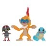 Pokémon Pack de 3 Figuras Battle Figure Set Pawniard