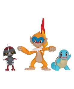 Pokémon Pack de 3 Figuras Battle Figure Set Pawniard