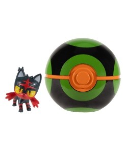 Pokémon Clip'n'Go Poké Balls Litten & Ocaso Ball