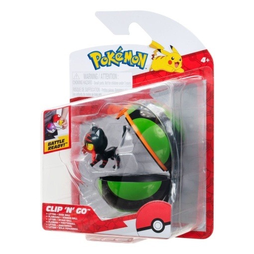 Pokémon Clip'n'Go Poké Balls Litten & Ocaso Ball