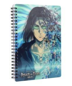 Attack on Titan Libreta Efecto 3D Blue