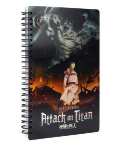 Attack on Titan Libreta Efecto 3D Titan