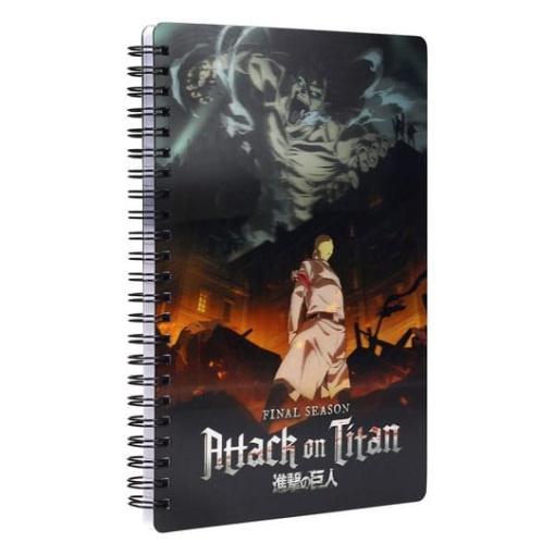 Attack on Titan Libreta Efecto 3D Titan