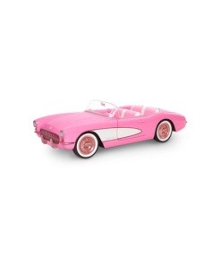 Barbie The Movie Vehículo Pink Corvette Convertible