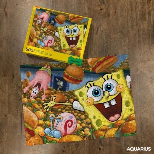 Bob Esponja Puzzle Krabby Patties (500 piezas)