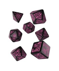 Call of Cthulhu Séptima edición Pack de Dados Black & Magenta (7)