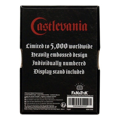 Castlevania Lingote Dracula Limited Edition