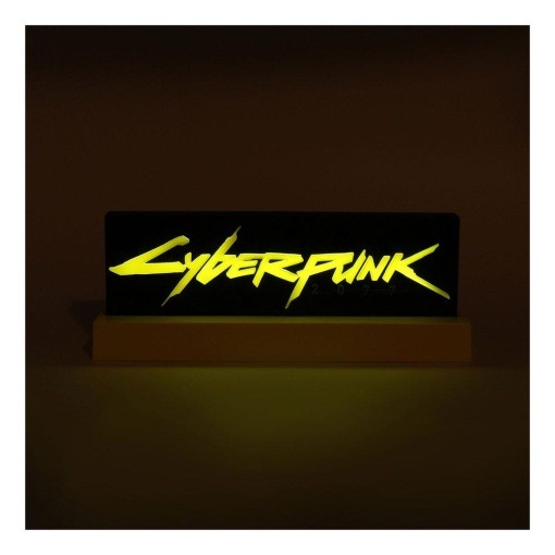 Cyberpunk 2077 Lámpara LED Logo 22 cm