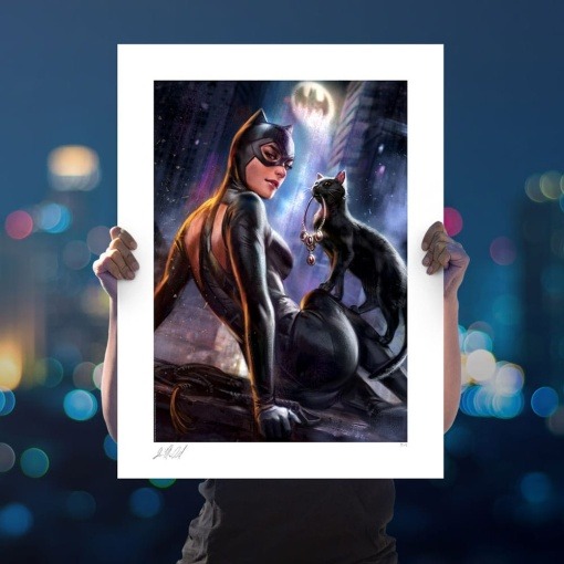 DC Comics Litografia Catwoman: Girl's Best Friend 41 x 61 cm - sin marco