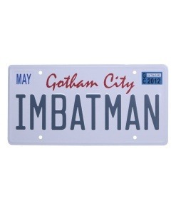 DC Comics Placa de Chapa Batman