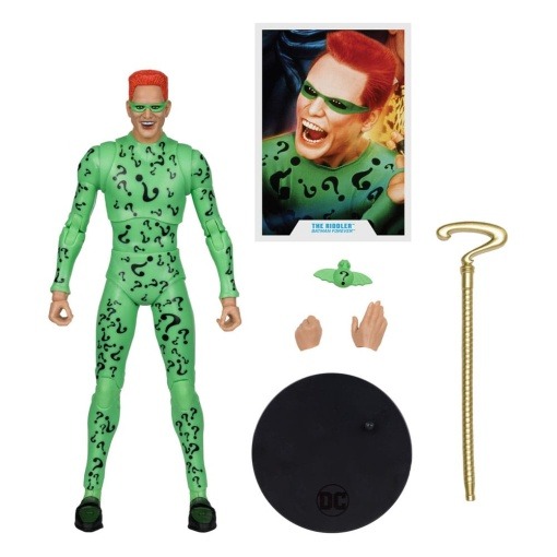 DC Figura Build A Megafig Batman Forever The Riddler (Gold Label) 18 cm