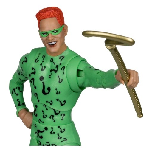 DC Figura Build A Megafig Batman Forever The Riddler (Gold Label) 18 cm