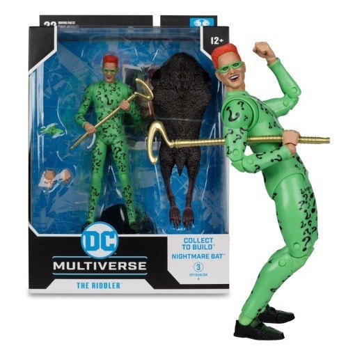 DC Figura Build A Megafig Batman Forever The Riddler (Gold Label) 18 cm