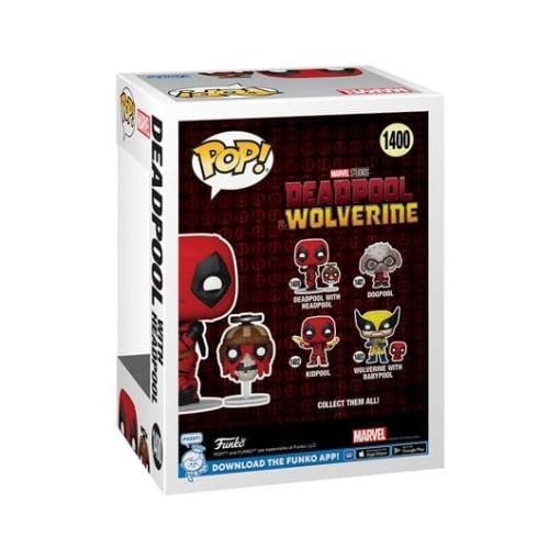 Deadpool 3 Figura POP & Buddy! Vinyl Deadpool w/Headpool 9 cm