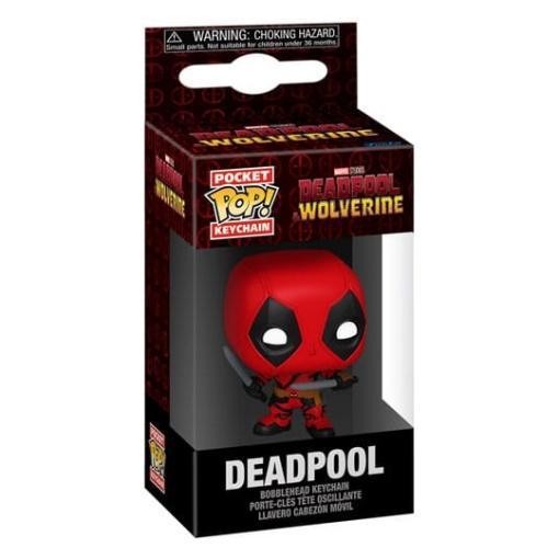 Deadpool 3 Llaveros Pocket POP! Vinyl Deadpool 4 cm Expositor (12)